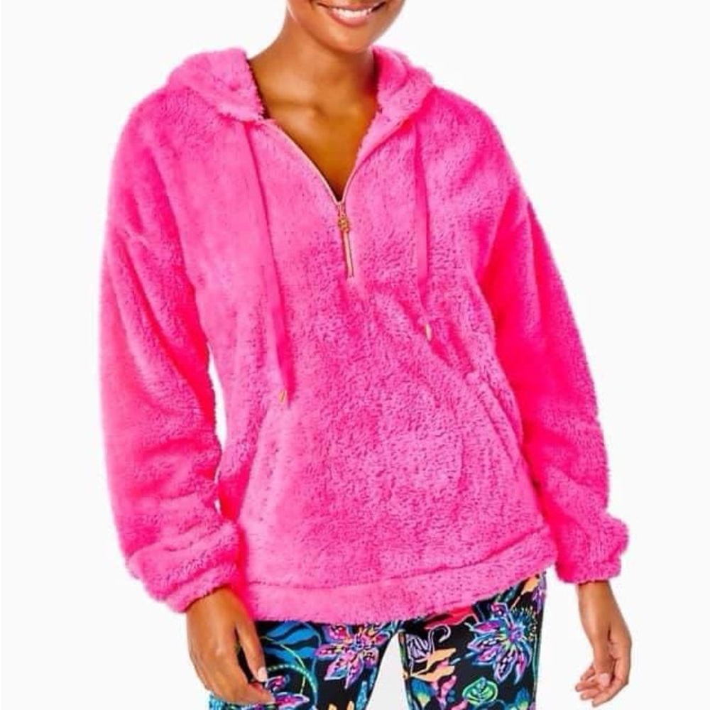 Lilly Pulitzer Suri Sherpa hoodie